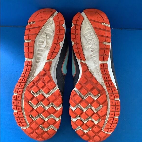 Nike Womens Downshifter Grey Blue Running Shoes - Picture 6 of 10